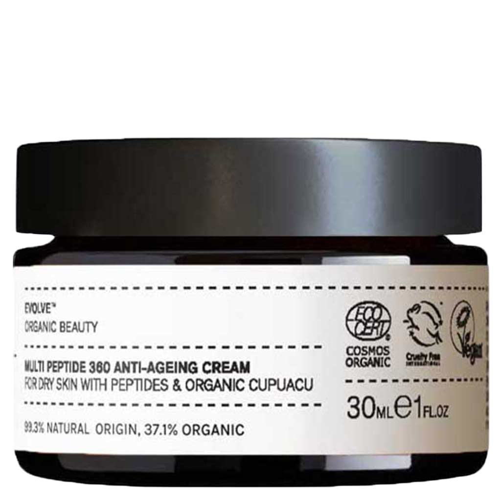 Evolve Organic Beauty Multi Peptide 360 Anti-ageing Cream kasvovoide Matkakoko 30 ml