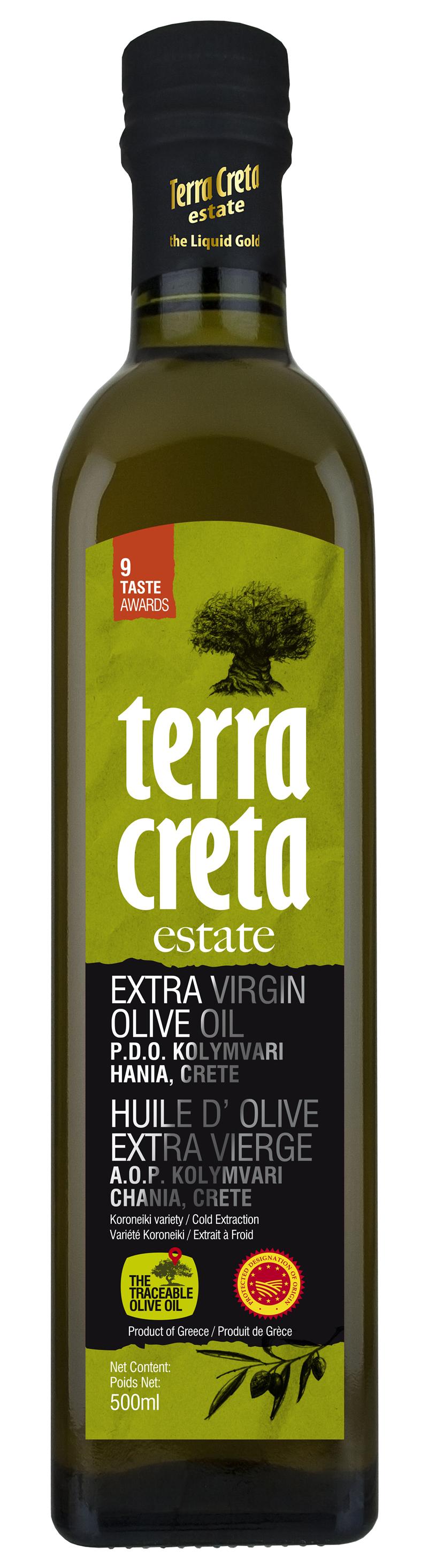 Terra Creta Ekstra-neitsytoliiviöljy, PDO, 500 ml