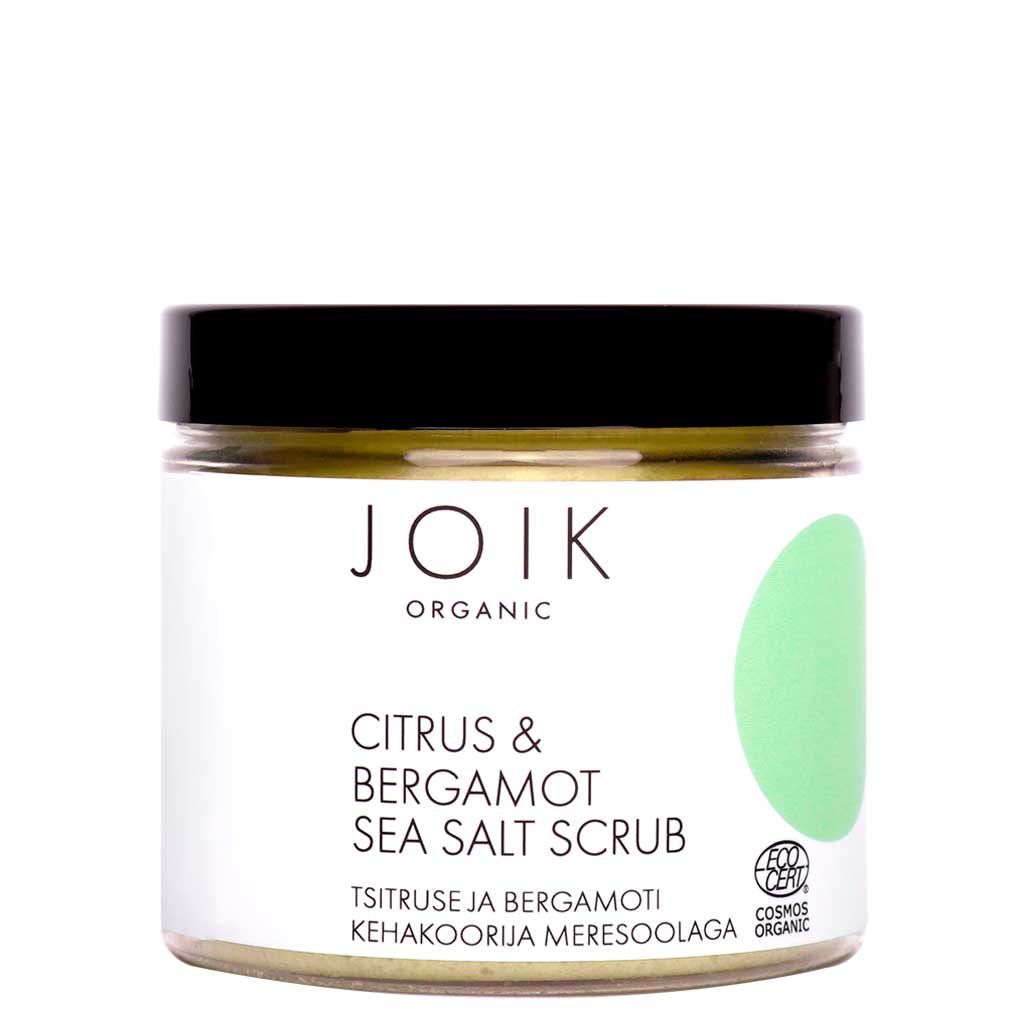JOIK Organic Citrus & Bergamot Sea Salt Scrub 