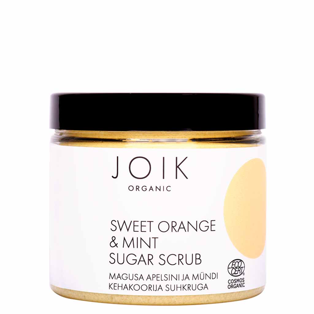 JOIK Organic Sweet Orange & Mint Sugar Scrub