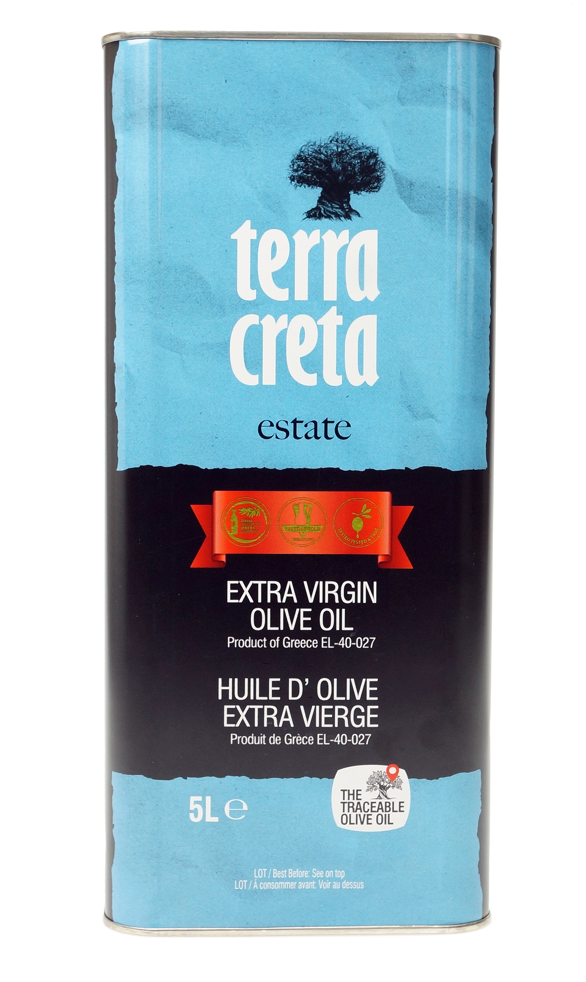 Terra Creta Extra Virgin Olive Oil Blue 5 L 