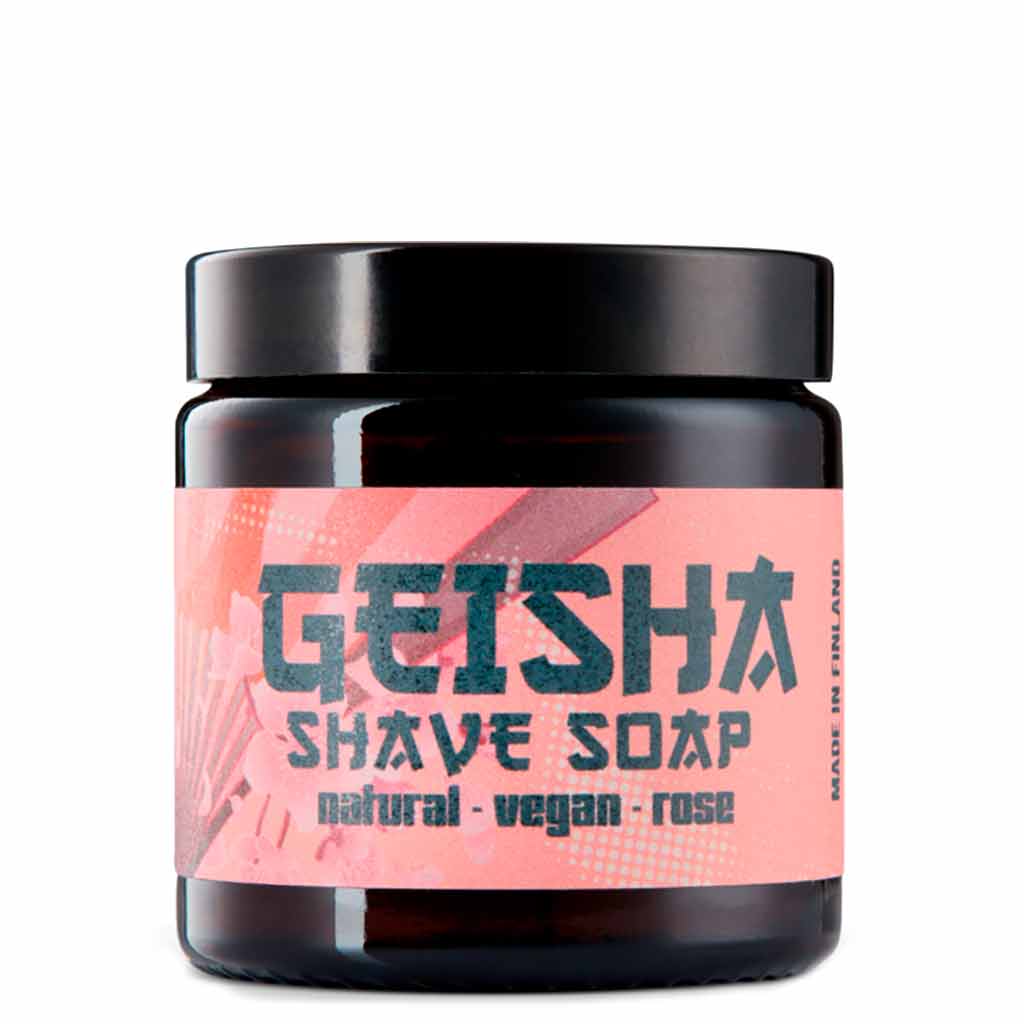 Geisha Shaver Soap Rose Sheivaussaippua 80 g