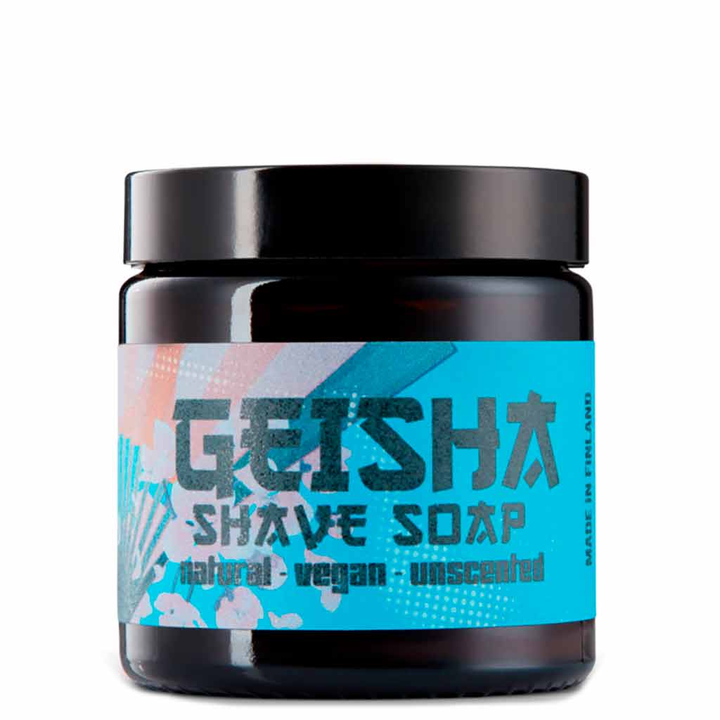 Geisha Shave Soap Hajusteeton Sheivaussaippua 75 g