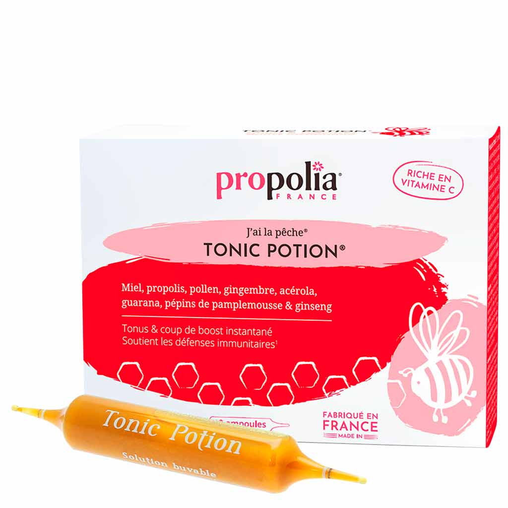 Propolia Tonic Potion Energia-ampullit Inkivääri 10 kpl, Lisäravinne