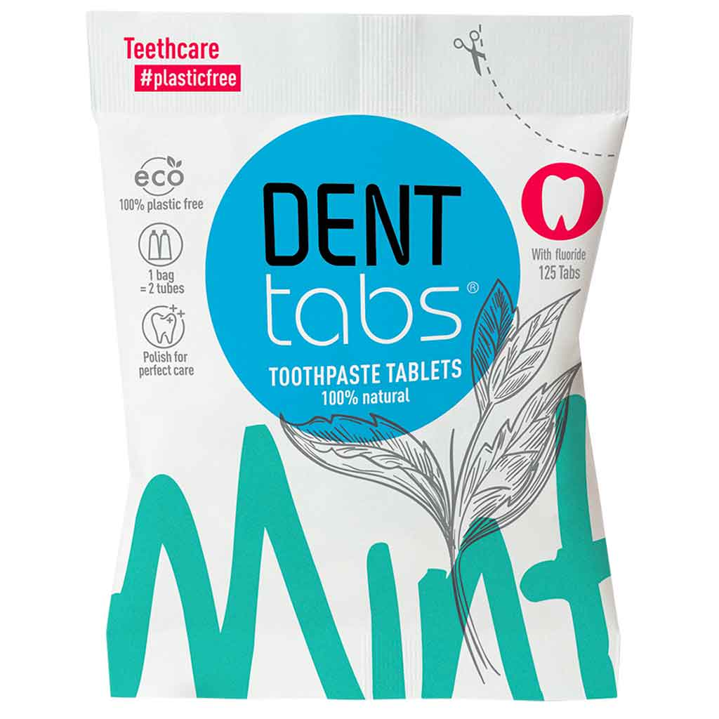 Denttabs Stevia-Mint Toothtablets 125 tbl