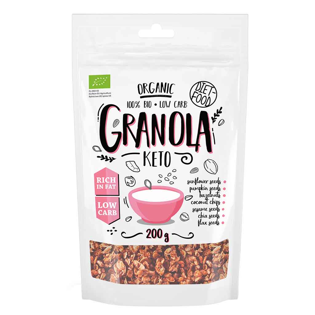 Diet Food Luomu Keto-Granola 200 g