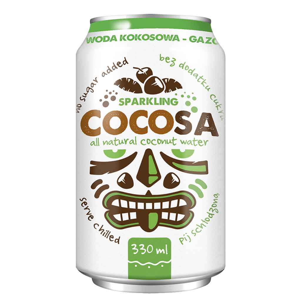 Cocosa Hiilihapotettu kookosvesi 330 ml
