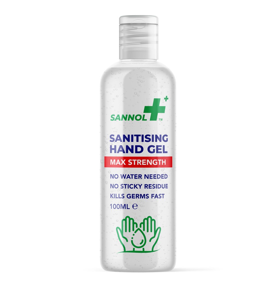 Sannol Hand Sanitiser Gel Max Strength 100ml