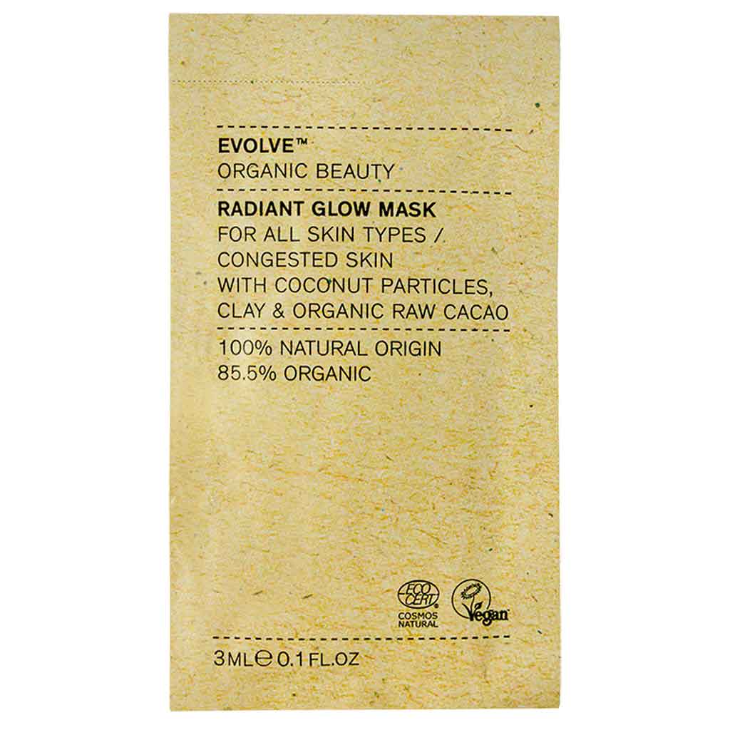 Evolve Organic Beauty Radiant Glow Mask Kasvonaamio 3ml Näyte