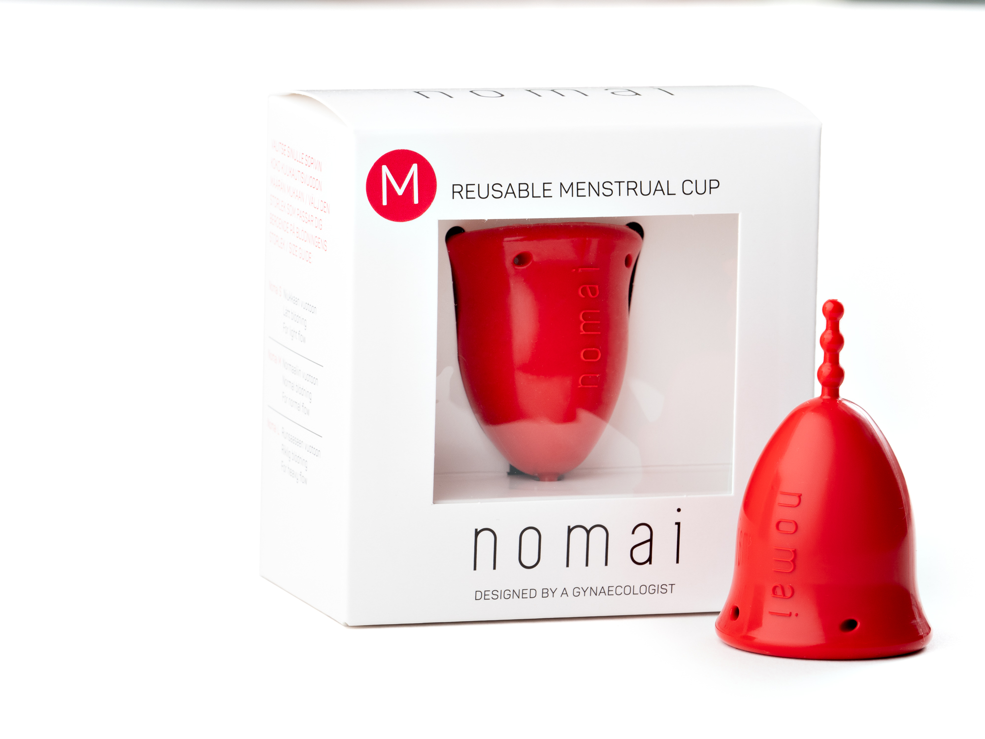 Nomai Menstrual Cup menskopp M, röd 