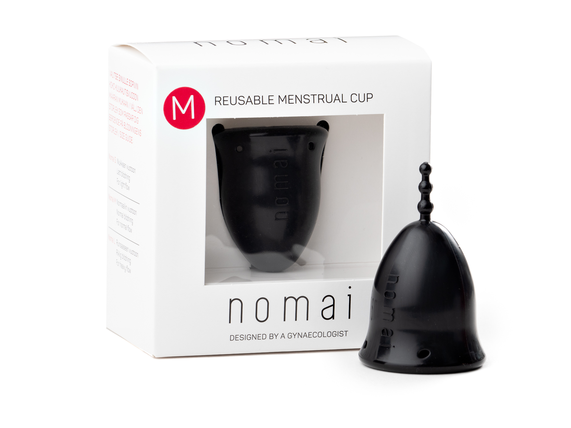 Nomai Menstrual Cup menskopp M, svart 