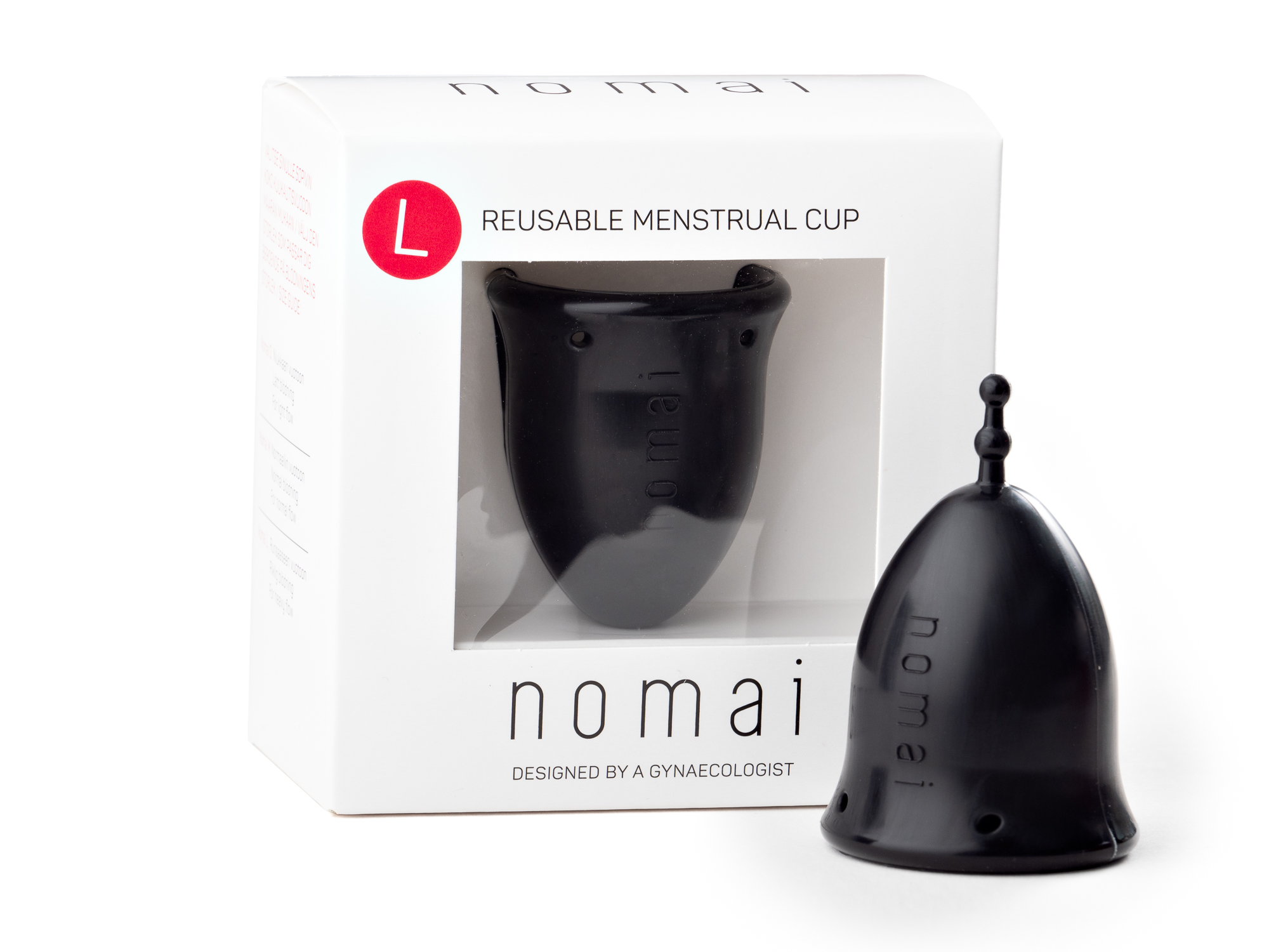 Nomai Menstrual Cup menskopp L, svart 