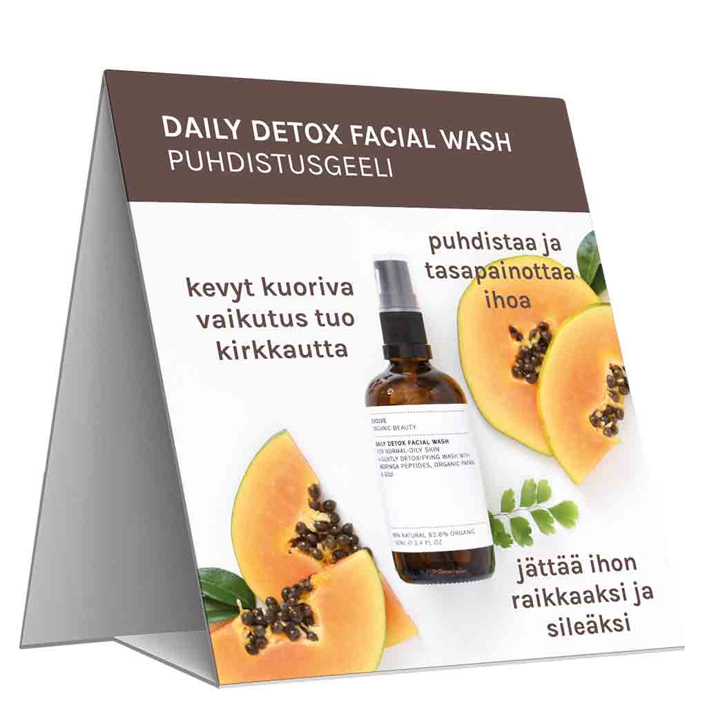 Evolve Organic Beauty Hyllypuhuja Daily Detox Facial Wash