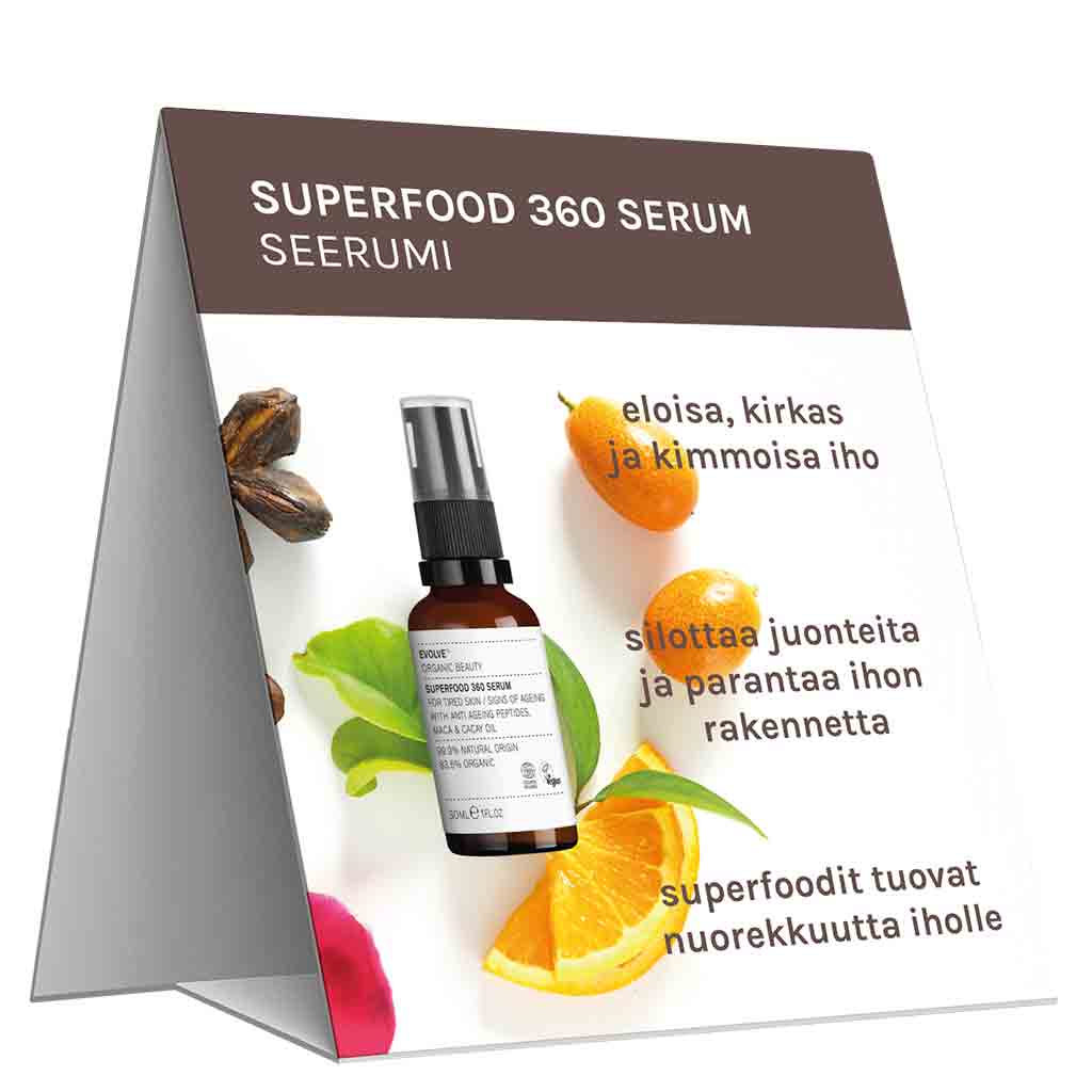 Evolve Organic Beauty Hyllypuhuja Superfood 360 Serum