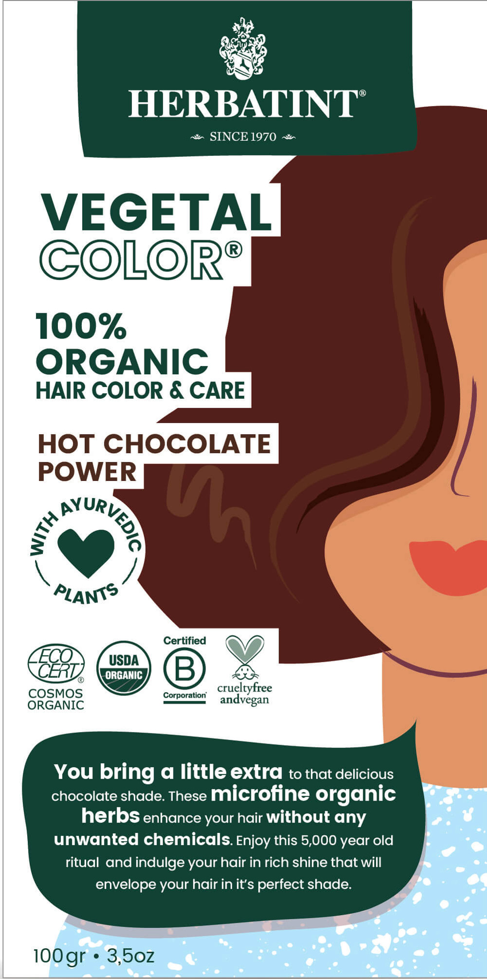 Herbatint Vegetable Hair Colour Hot Chocolate