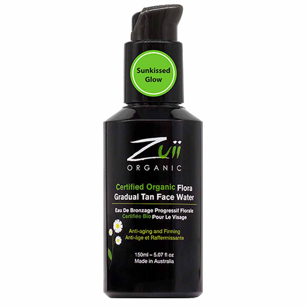 Zuii Organic Gradual Tan Face Water Sunkissed Glow Itseruskettava kasvovesi 150 ml