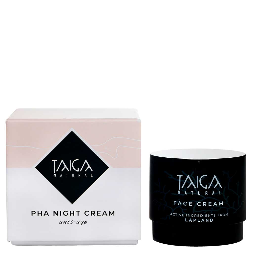 Taiga Cosmetics PHA Night Cream PHA-Yövoide Ikääntyvälle Iholle 50 ml