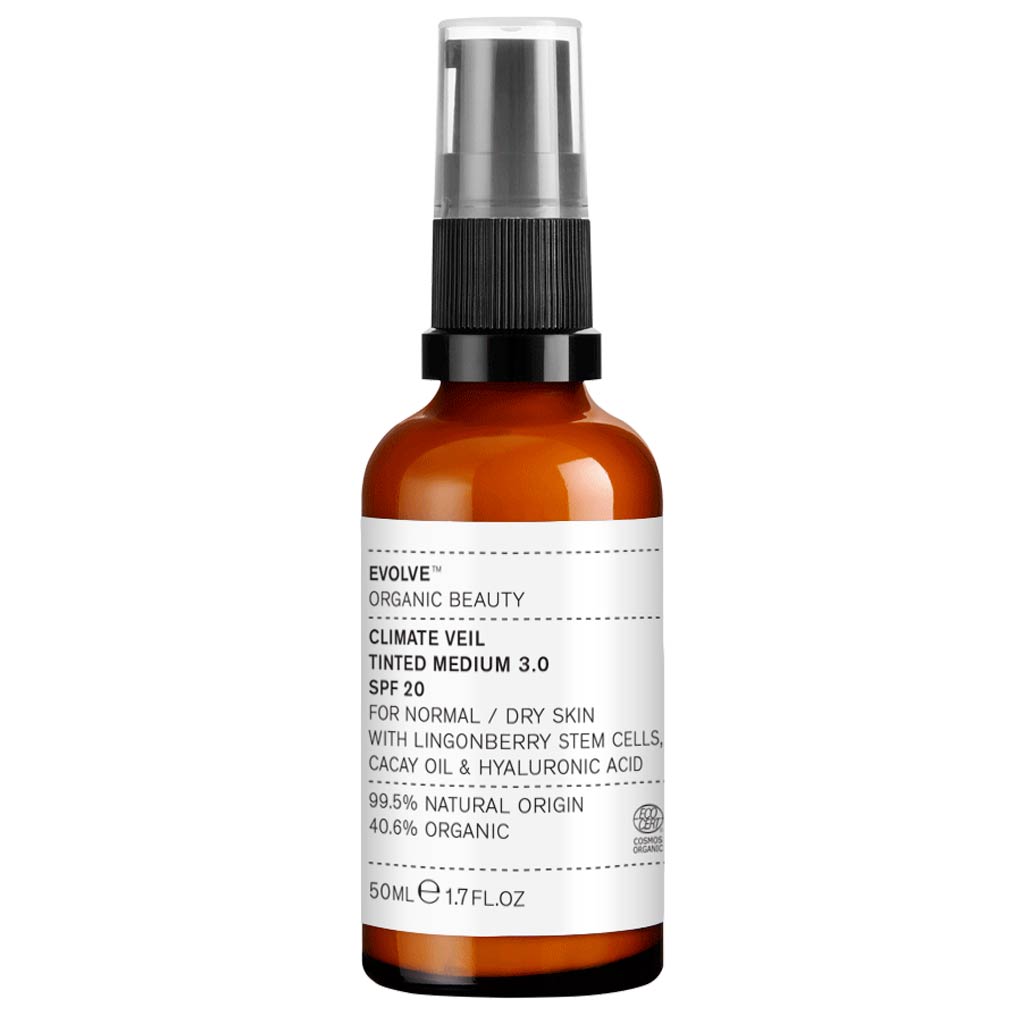 Evolve Organic Beauty Climate Veil Tinted SPF20 Medium Sävyttävä Kasvovoide 50ml