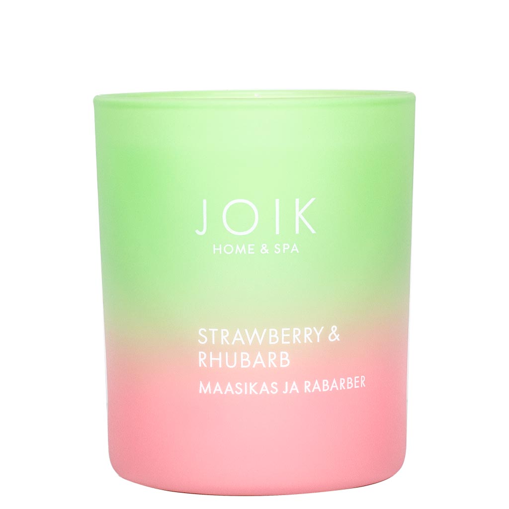 JOIK Home & SPA Tuoksukynttilä Strawberry & Rhubarb