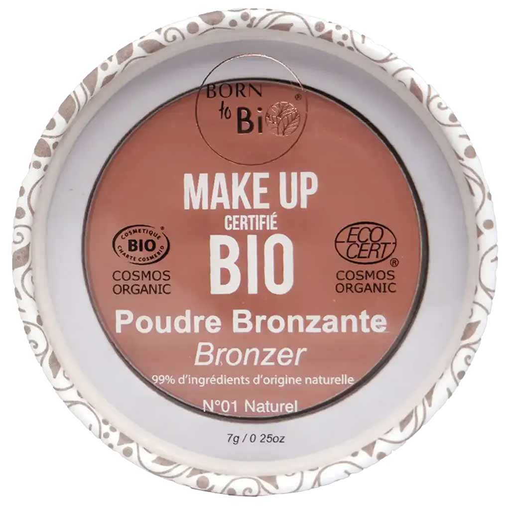 Born to Bio Organic Bronzing Powder N°1 - Aurinkopuuteri Natural 7g