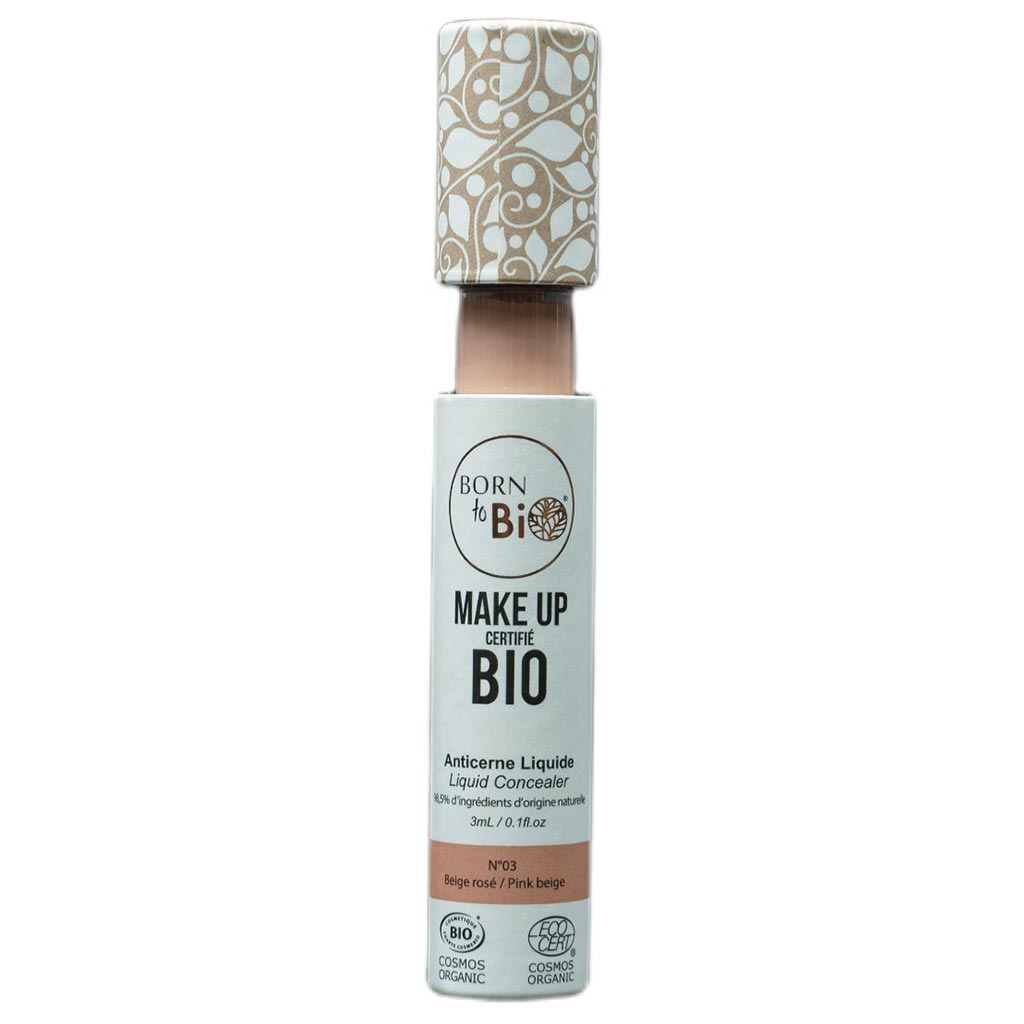 Born to Bio Organic Liquid Concealer N°3 - Nestemäinen peitevoide Pink Beige 3ml