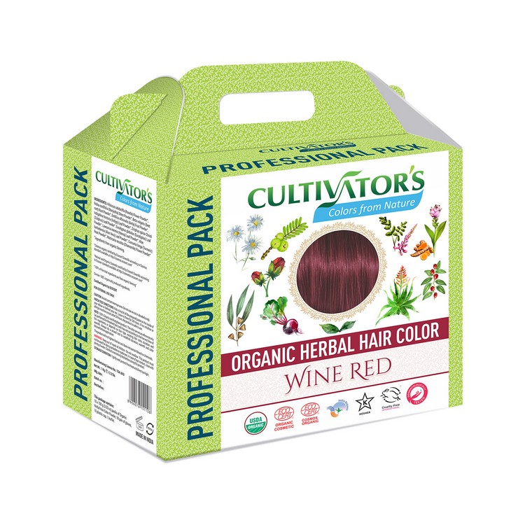 OUTLET Cultivator's Hair Color-Wine Red, 1kg