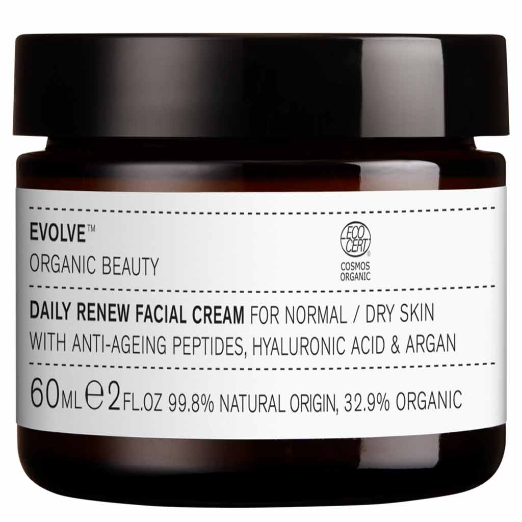Evolve Organic Beauty Daily Renew Facial Cream Uudistava kasvovoide 60ml (UUDISTUNUT RUOHOPAKKAUS)