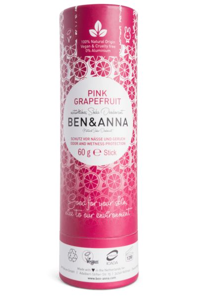 Ben & Anna Deodorant Pink Grapefruit - Papertube