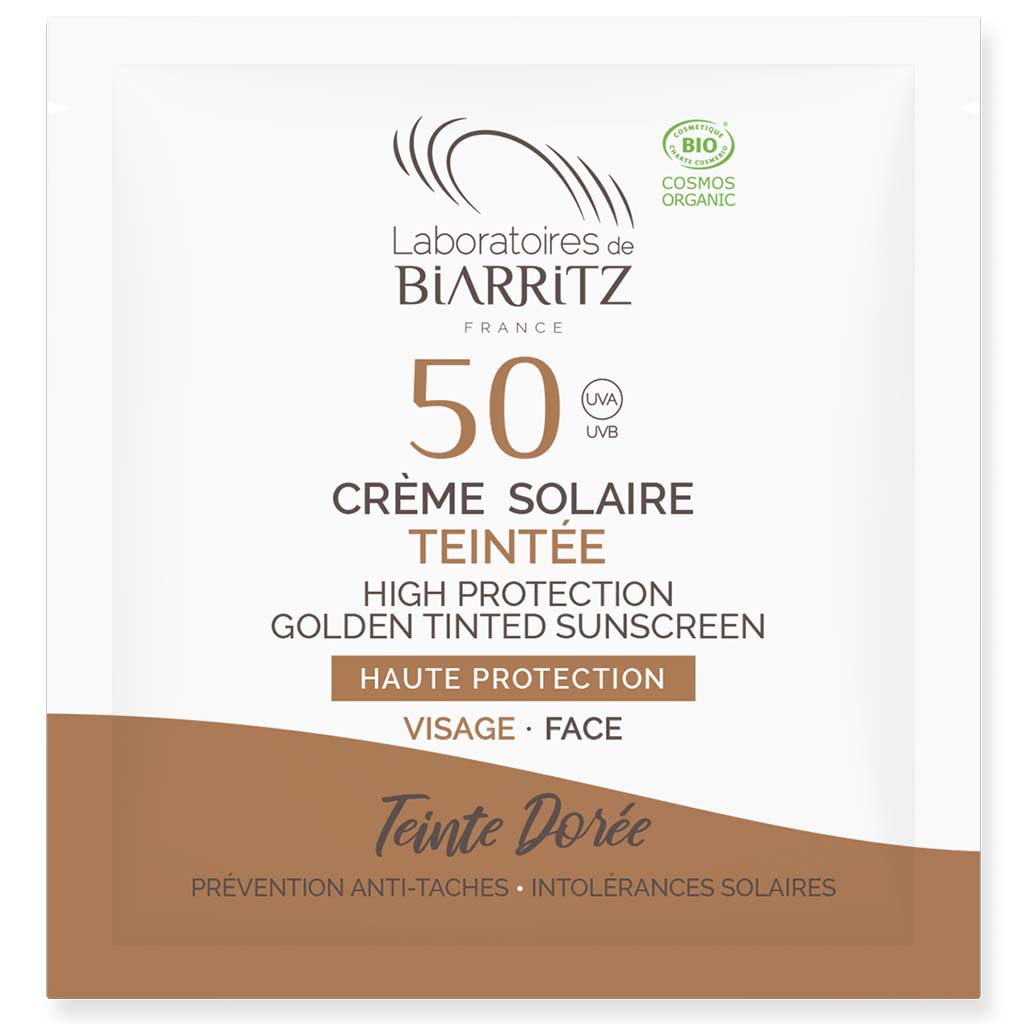 Alga Maris Sachet Sample Golden Tinted Face Sunscreen SPF50