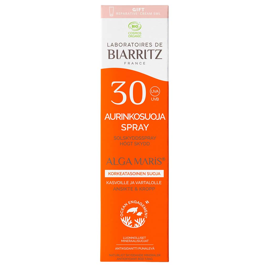 Alga Maris Aurinkovoidespray SPF30 100ml (sis.Reparative Cream 5ml)