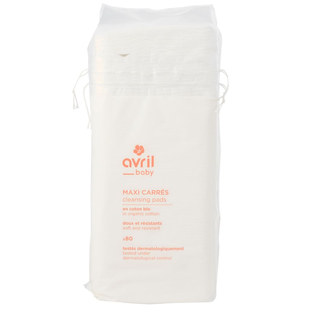 Avril Organic Baby Cleansing Pads Luomupuuvilla vanulaput 80kpl