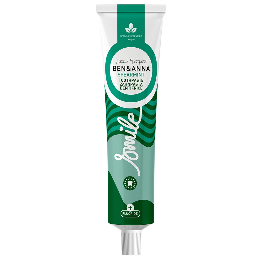 Ben & Anna Toothpaste Hammastahna Alumiinituubissa Spearmint 75ml