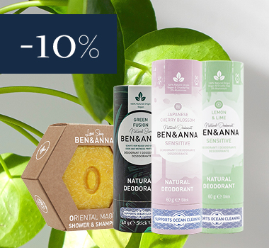 Ben & Anna deodorantit & palatuotteet -10%