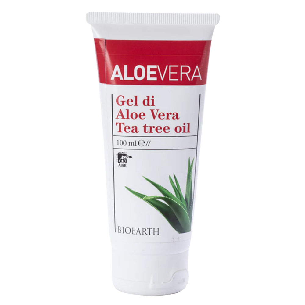 Bioearth Aloe Vera Gel with organic Tea Tree 100ml