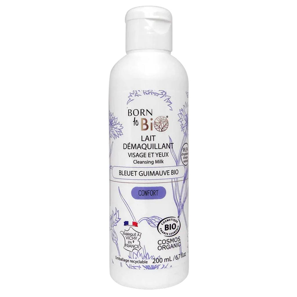 OUTLET Born to Bio Blueberry Floral Water Cleansing Milk Puhdistusmaito 200ml *