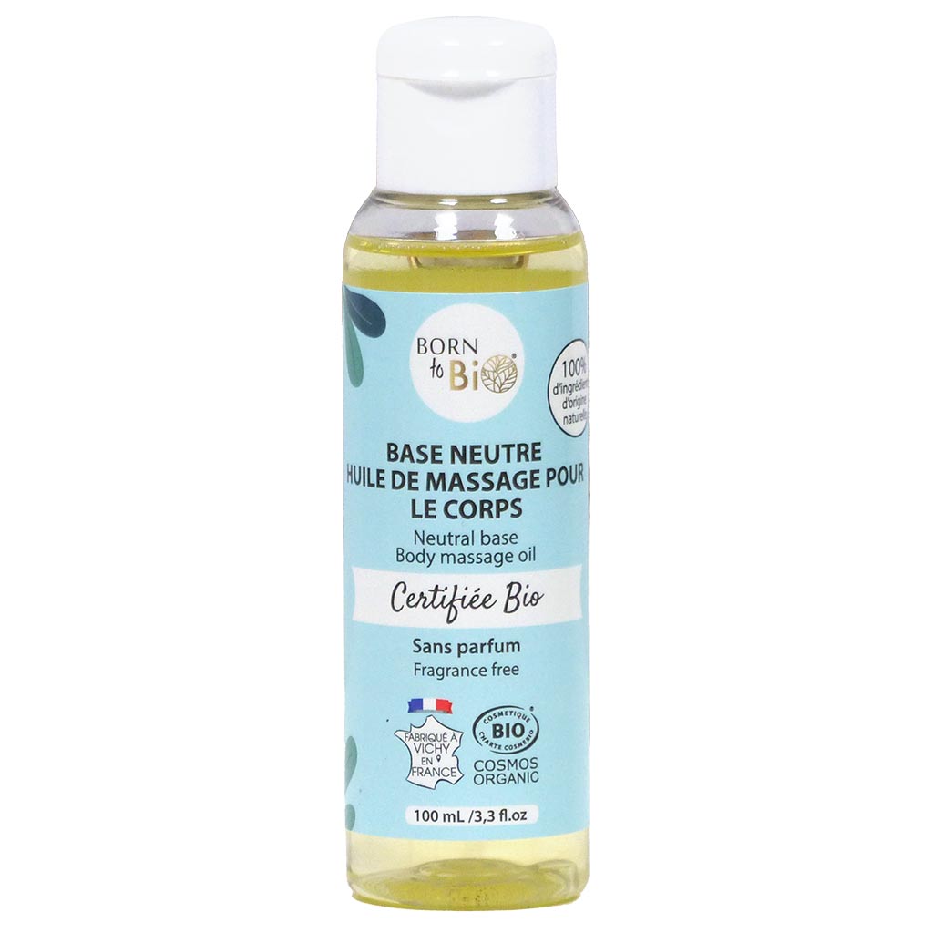 Born to Bio Neutral Base Massage Oil Hierontaöljy 100ml