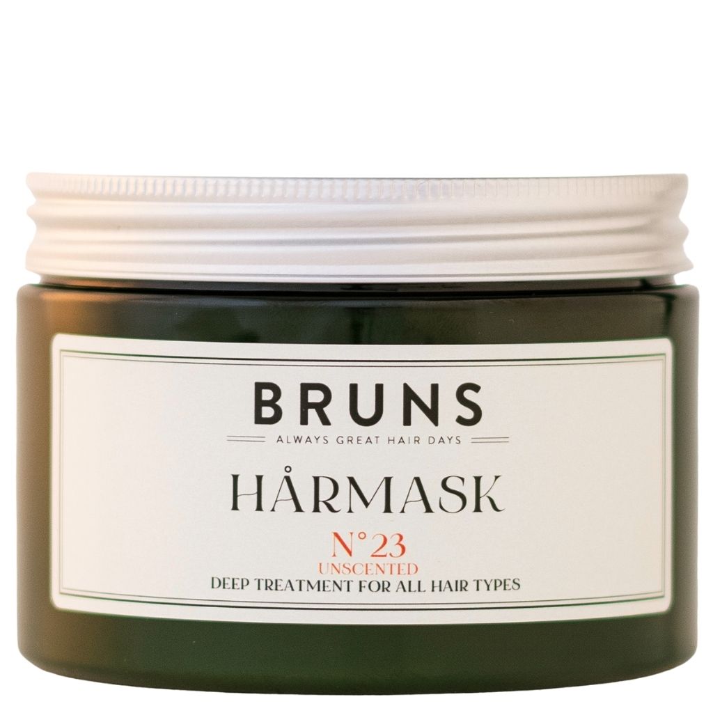 BRUNS Products Nr23 Unscented Hårmask Hajusteeton Hiusnaamio 350ml