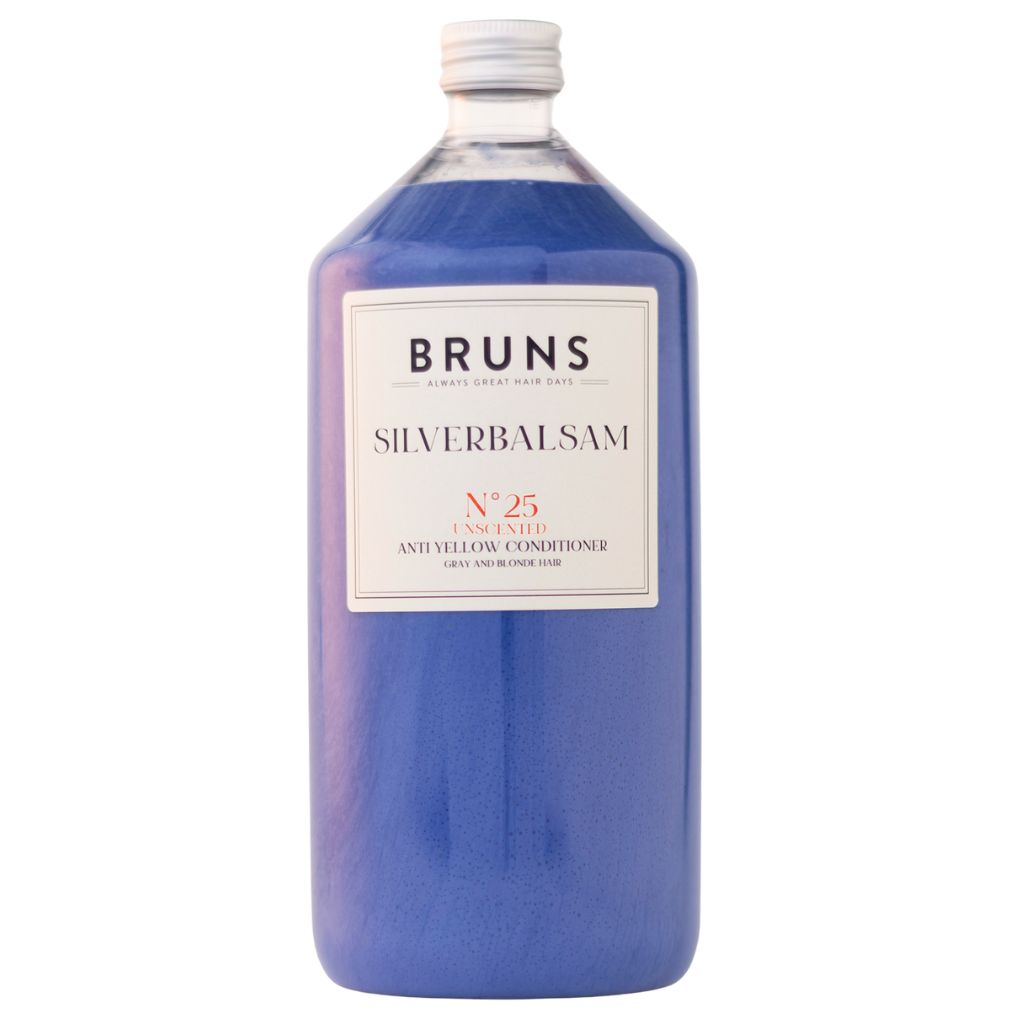 BRUNS Products Nr25 Unscented Blonde Beauty Balsam Hajusteeton Hopeahoitoaine 1000ml
