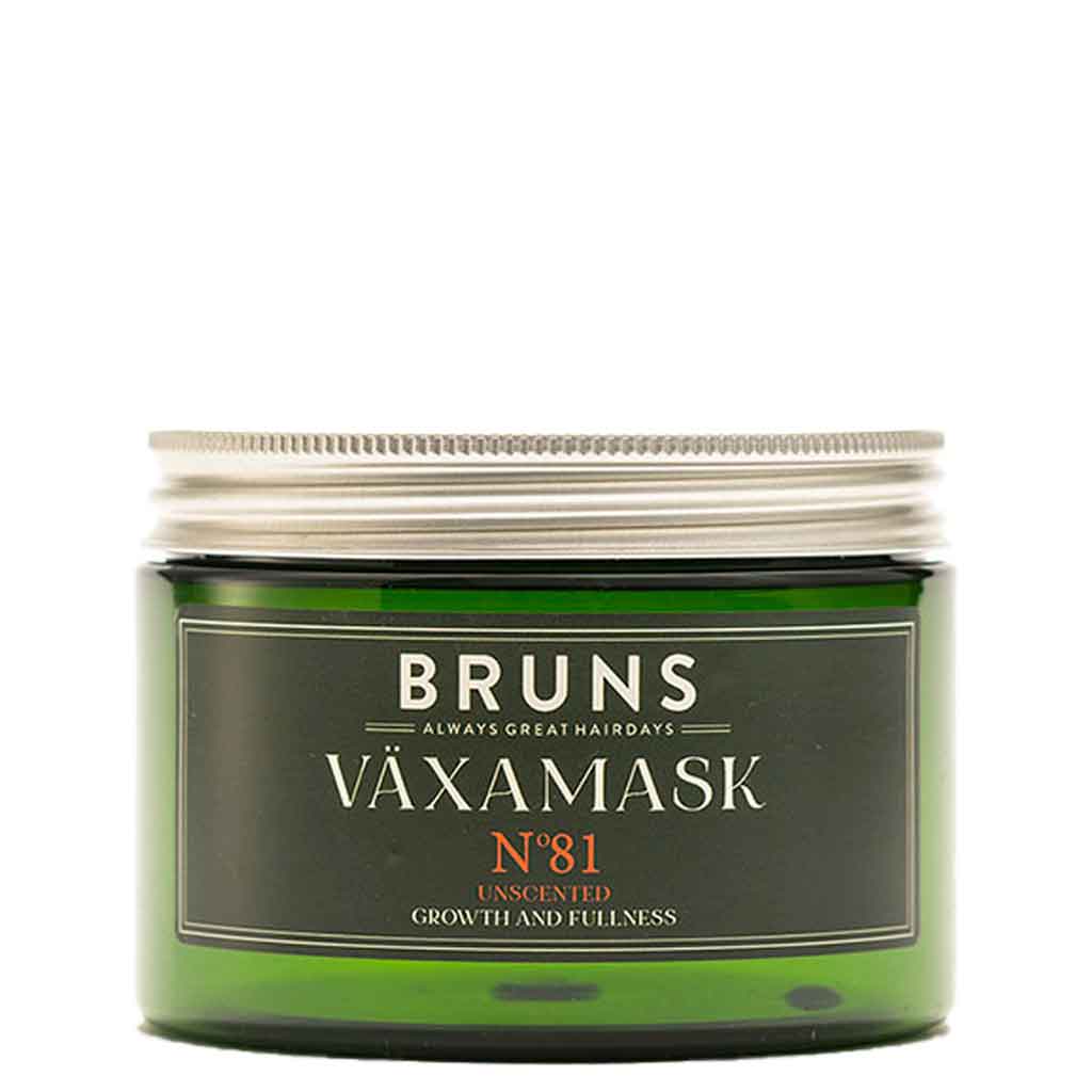 BRUNS Products Nr81b Unscented Growth Mask Hiusten kasvua edistävä hajusteeton hiusnaamio 350ml