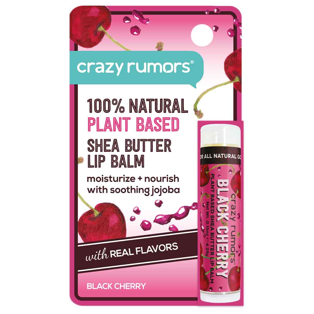 Crazy Rumors Huulivoide Black Cherry PIIKKIPAKKAUS  - UUSI