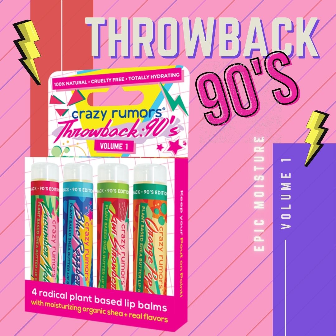 Crazy rumors Throwback: 90's Mix set 4 pack