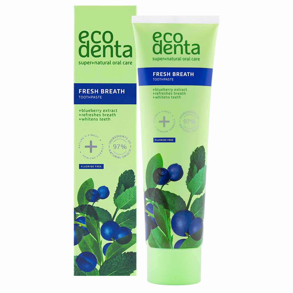 OUTLET Ecodenta Fresh Breath Blueberry Toothpaste 100 ml *