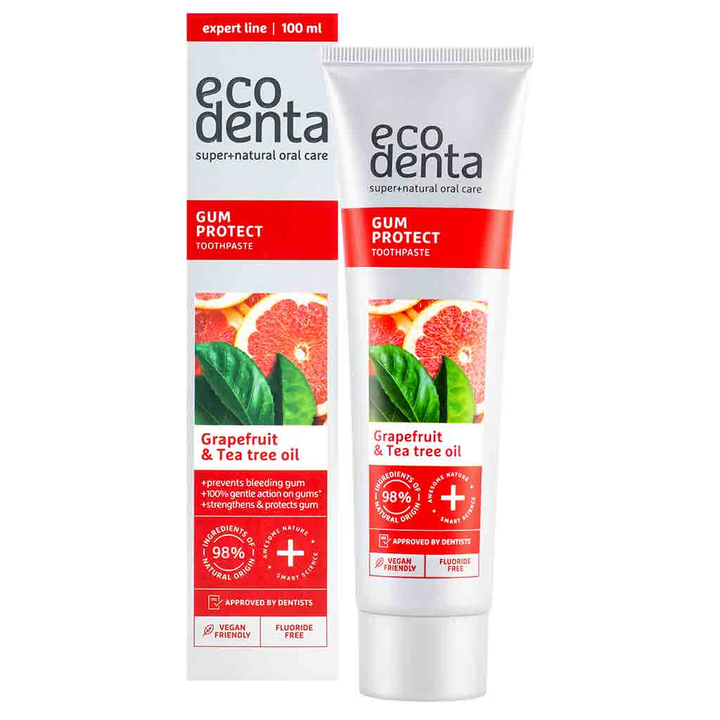 Ecodenta Gum Protect Toothpaste with Tea Tree Oil Ikeniä Suojaava Hammastahna 100ml