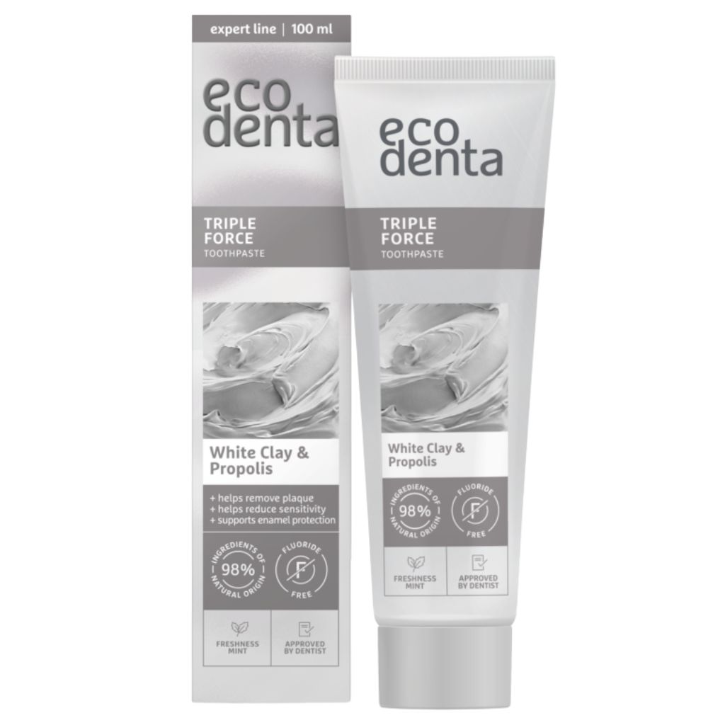 Ecodenta Triple Force Kolmivaikutteninen Hammastahna 100ml