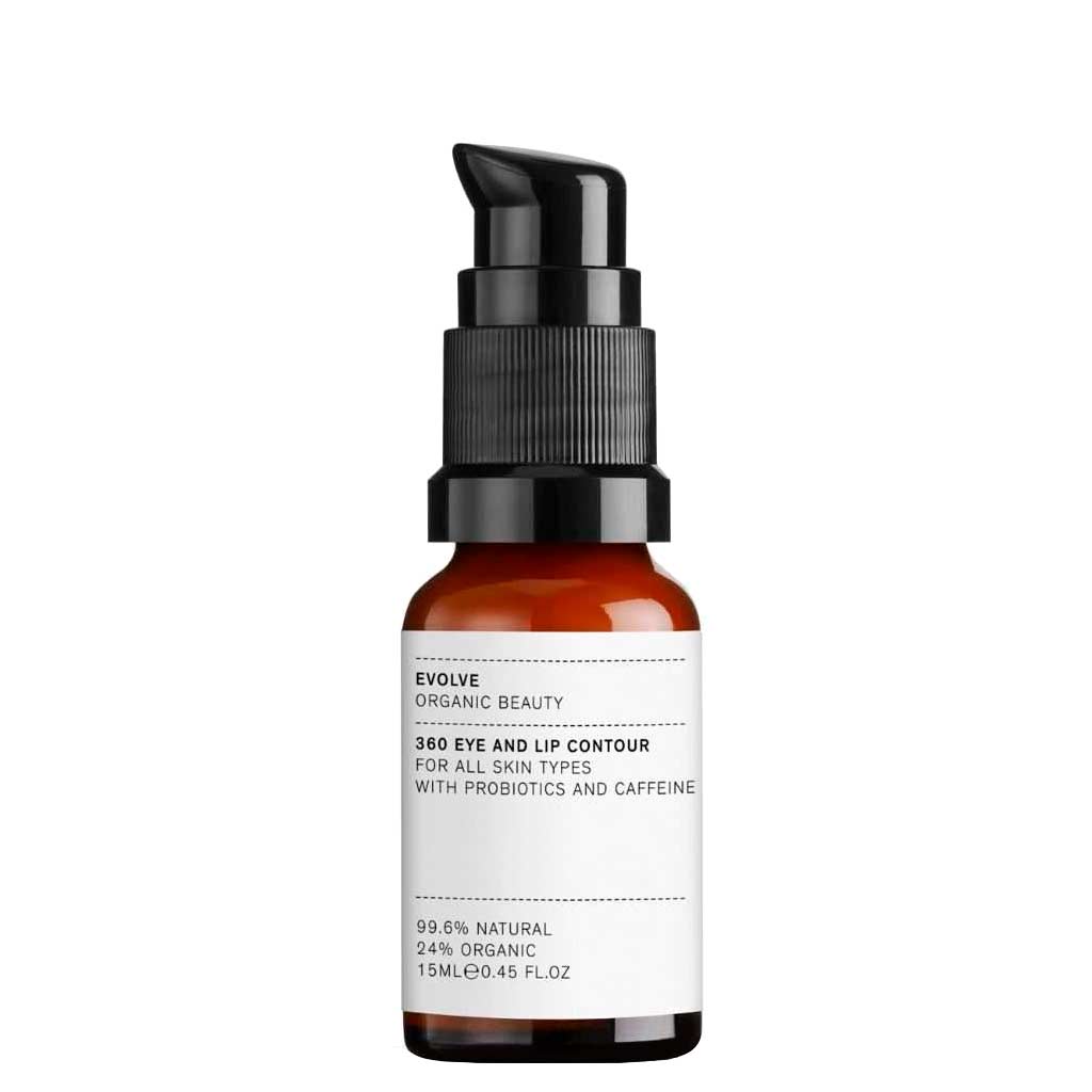 Evolve Organic Beauty 360 Eye & Lip Contour huulten- ja silmänympärysvoide 15ml *