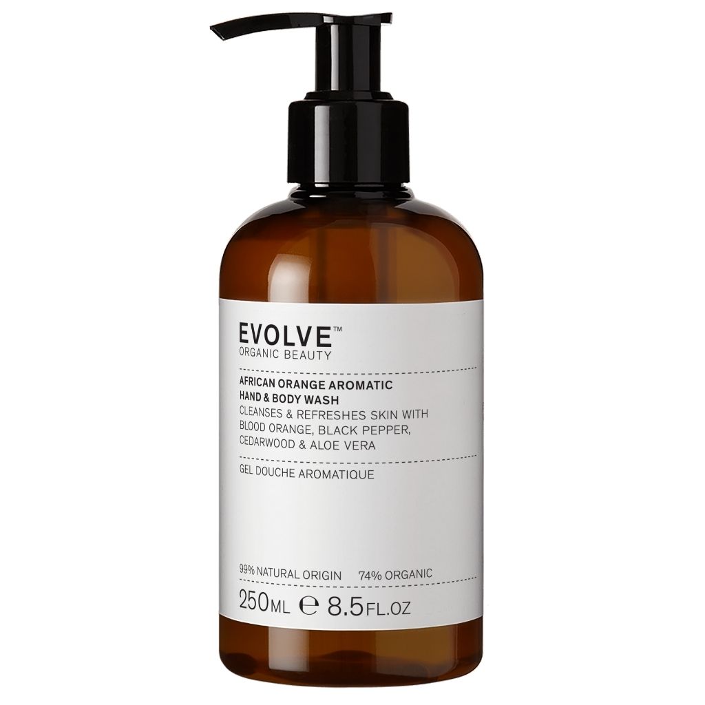 Evolve Organic Beauty African Orange Aromatic Wash 250ml