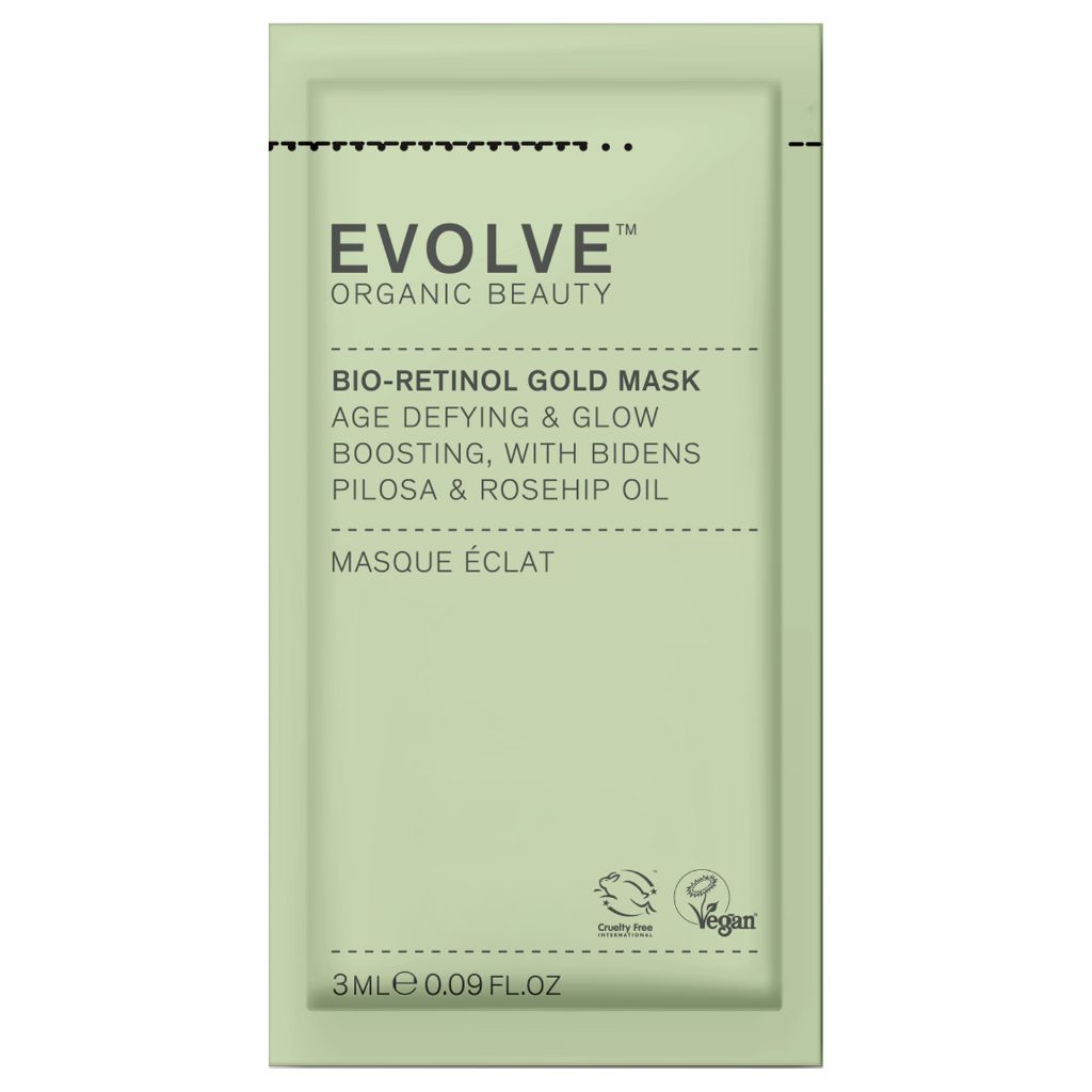 Evolve Organic Beauty Bio-Retinol Gold Mask Sample