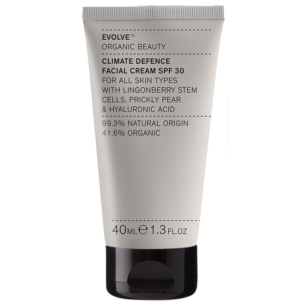 OUTLET Evolve Organic Beauty Climate Defence SPF30 Cream Kasvovoide 40ml *