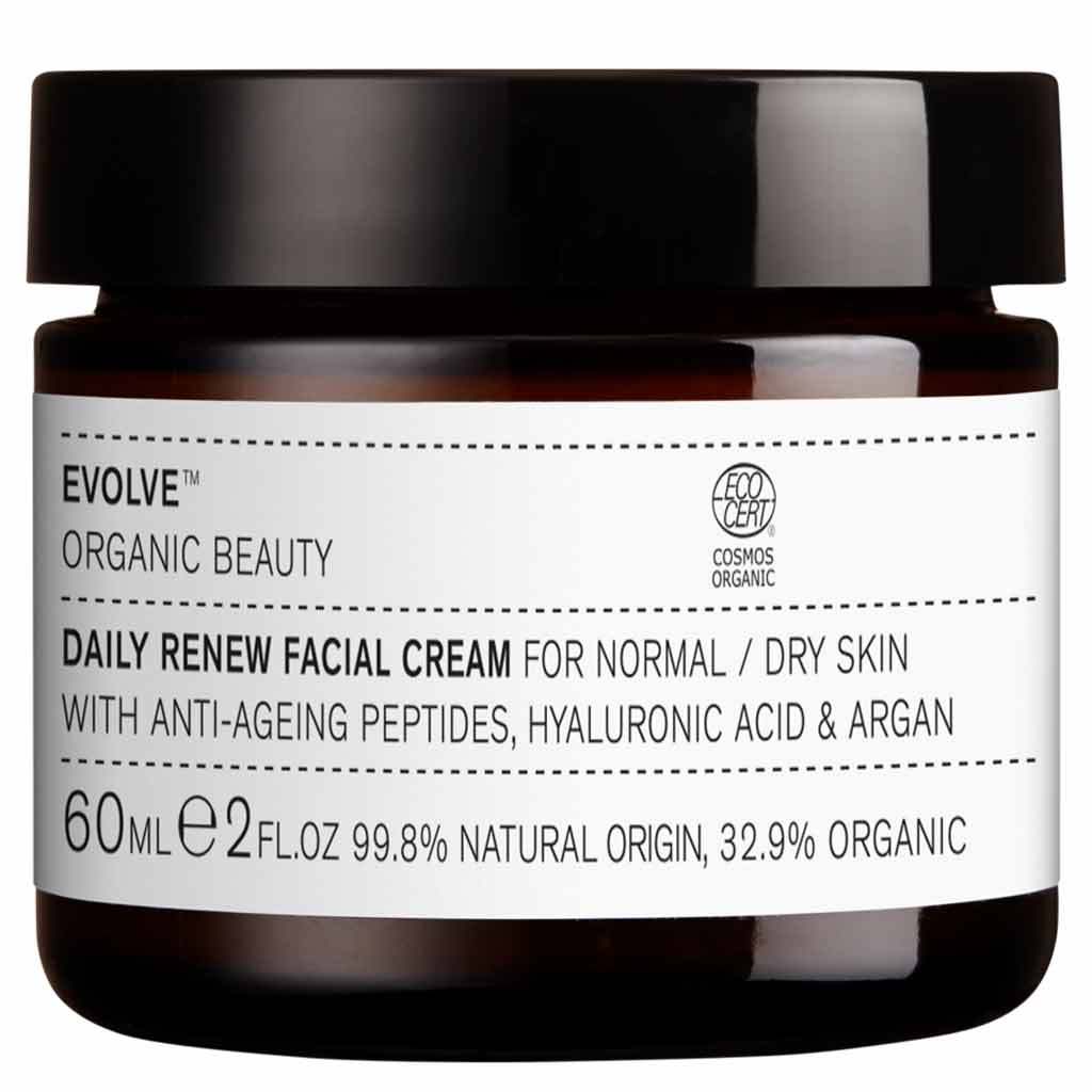 OUTLET Evolve Organic Beauty Daily Renew Facial Cream Uudistava kasvovoide 60ml *