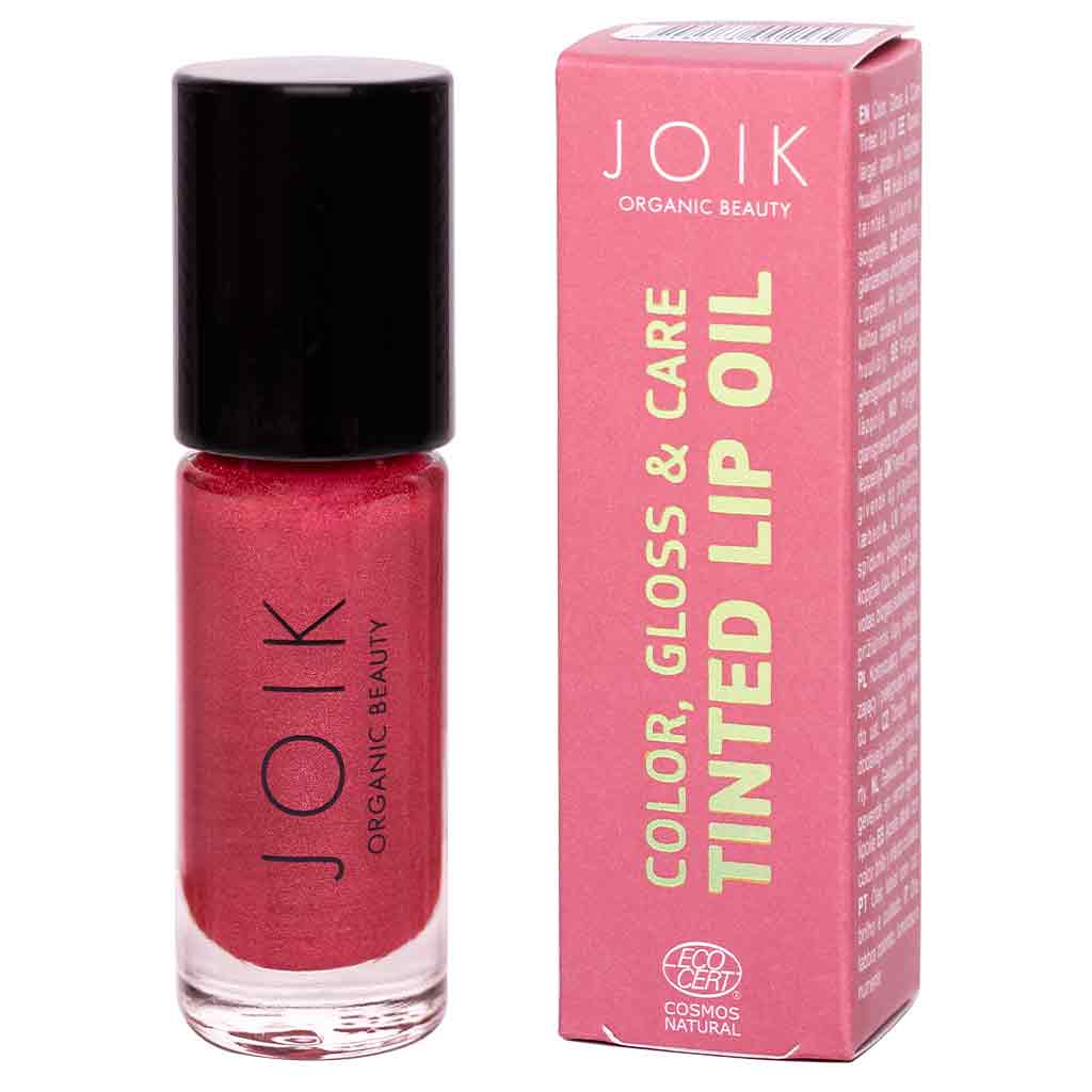 JOIK Organic Beauty Colour, Gloss & Care Lip Oil 02 Raspberry Sorbet 4,5 ml